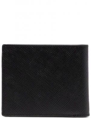 MICHAEL KORS vīriešu melns maks Billfold with coin pocket