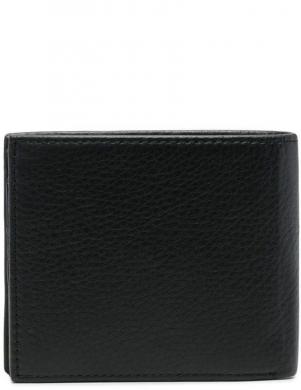TOMMY HILFIGER vīriešu melns maks TH PREMIUM CC FLAP AND COIN