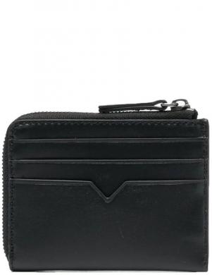 TOMMY HILFIGER vīriešu melns maks TH CC WITH ZIP