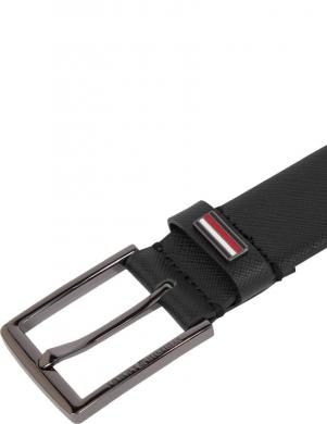 TOMMY HILFIGER vīriešu melna josta Business 3.5 man belt