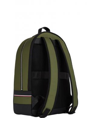 TOMMY HILFIGER vīriešu zaļa mugursoma Elevated backpack
