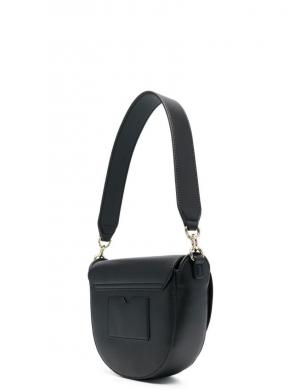 TOMMY HILFIGER sieviešu melna soma LIFE SADDLE BAG