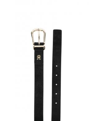 TOMMY HILFIGER sieviešu melna josta TH CASUAL 2.5