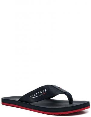TOMMY HILFIGER vīriešu zilas pludmales čības CITY BEACH SANDAL MENS