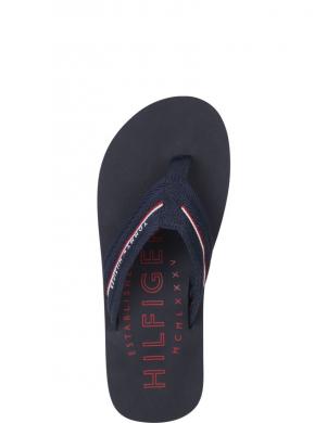 TOMMY HILFIGER vīriešu zilas pludmales čības Corporate beach sandal