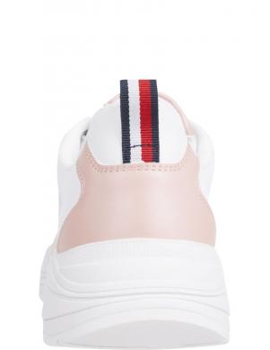 TOMMY HILFIGER sieviešu balti ikdienas apavi Sporty runner sport shoe