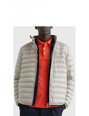 Tommy Hilfiger vīriešu pelēka jaka PACKABLE RECYCLED JACKET