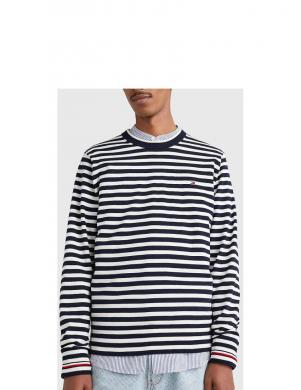 Tommy Hilfiger vīriešu zils džemperis 1985 CREW NECK SWEATER