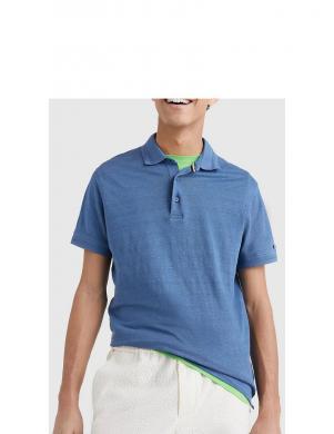 Tommy Hilfiger vīriešu zili šorti DC PREMIUM LINEN POLO