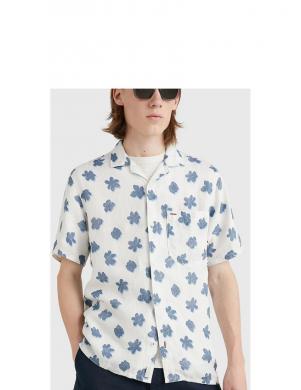 Tommy Hilfiger vīriešu balts krekls MONO FLOWER RF SHIRT 