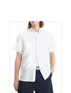 Tommy Hilfiger vīriešu balts krekls AIR COTTON CHECK RF SHIRT