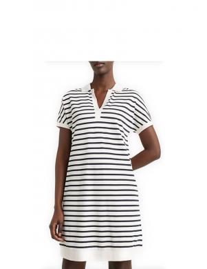 Tommy Hilfiger sieviešu balta kleita RELAXED LYOCELL POLO dress