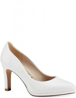 Tamaris sieviešu balti eleganti apavi ar papēdi FORMAL