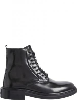 CALVIN KLEIN vīriešu melni zābaki Lace up boot