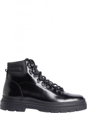 CALVIN KLEIN vīriešu melni zābaki Lace up boot