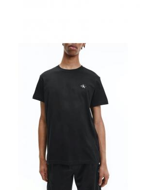 CALVIN KLEIN JEANS vīriešu melns T-krekls 2 pack monologo t-shirt