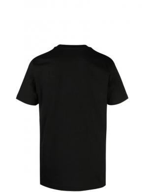 CALVIN KLEIN JEANS vīriešu melns T-krekls Palm print regular tee