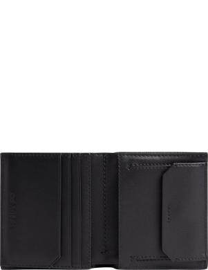 CALVIN KLEIN vīriešu melns maks Minimalism 6cc coin wallets