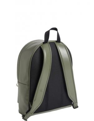 CALVIN KLEIN JEANS  vīriešu zaļa mugursoma Monogram campus backpack