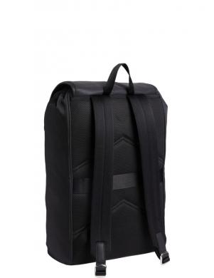 CALVIN KLEIN vīriešu melna mugursoma Elevated flap backpack