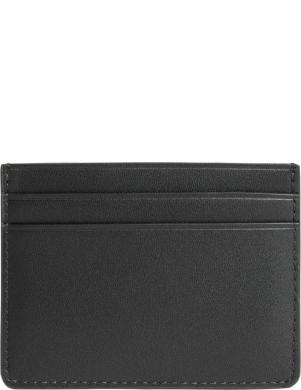 CALVIN KLEIN vīriešu melns maks Concise cardholder 4cc