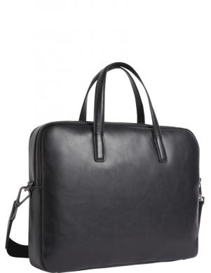 CALVIN KLEIN Vīriešu melna klēpjdatora soma Elevated laptop bag