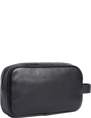 CALVIN KLEIN vīriešu melna kosmētikas soma Elevated slim washbag