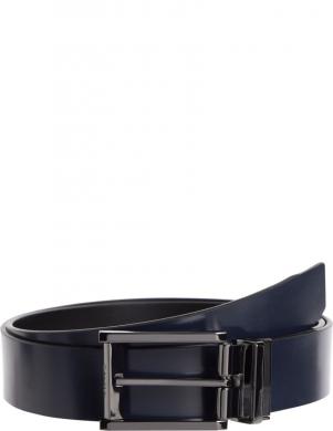 CALVIN KLEIN vīriešu melna josta Rev faceted lux 35mm belt