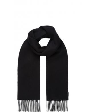 CALVIN KLEIN vīriešu melna šalle Classic woven scarf