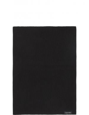 CALVIN KLEIN vīriešu melna cepure Gs classic scarf+beanie