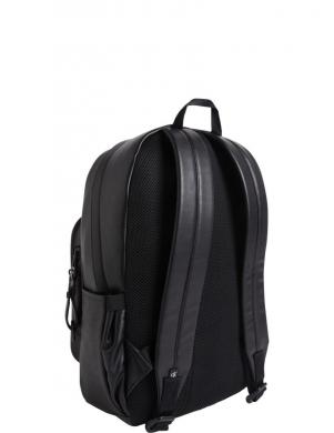 CALVIN KLEIN JEANS  vīriešu melna mugursoma Tagged rounded backpack