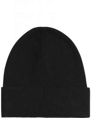 CALVIN KLEIN sieviešu melna cepure Essential knit beanie