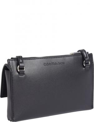 CALVIN KLEIN JEANS  sieviešu melna plecu soma Sculpted mono crossbody