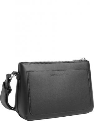 CALVIN KLEIN JEANS  sieviešu melna plecu soma Sculpted camera pouch mono