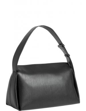 CALVIN KLEIN sieviešu melna plecu soma Elevated soft shoulder bag