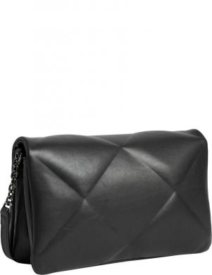 CALVIN KLEIN sieviešu melna plecu soma Re-lo quilt shoulder bag