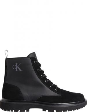 CALVIN KLEIN JEANS  vīriešu melni zābaki Eva laceup boot hiking