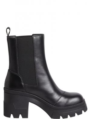 CALVIN KLEIN JEANS  sieviešu melni zābaki Chunky heeled chelsea boot