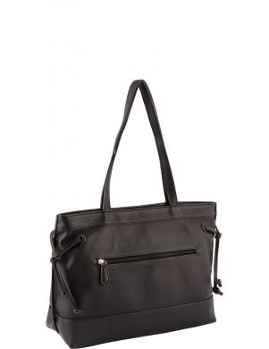 GABOR sieviešu melna rokassomiņa LOREEN tote bag