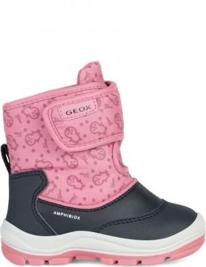 GEOX bērnu melni zābaki meitenēm FLANFIL ABX BOOTIES