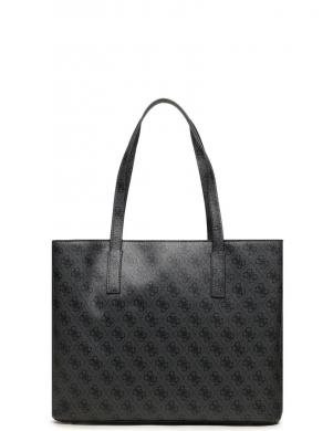 GUESS sieviešu pelēka rokassomiņa DIDI SOCIETY SATCHEL