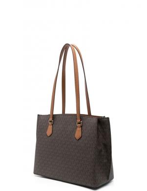 MICHAEL KORS sieviešu brūna rokassomiņa LG top-zip tote