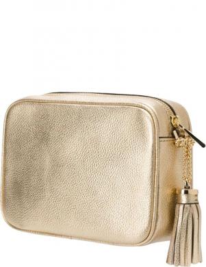 MICHAEL KORS sieviešu zelta krāsas plecu soma MD camera bag