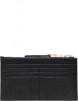 MICHAEL KORS sieviešu melns maks LG zip card case