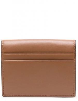 MICHAEL KORS sieviešu brūns maks SM flap card case