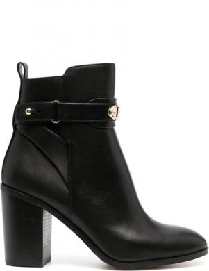 MICHAEL KORS sieviešu melni zābaki DARCY HEELED BOOTIE