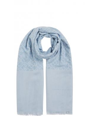 TOMMY HILFIGER sieviešu zila šalle Contemporary scarf mono
