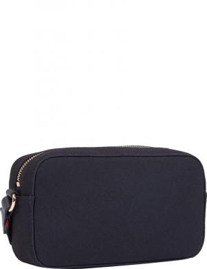 TOMMY HILFIGER sieviešu zila plecu soma Iconic camera bag twill