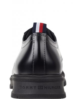 TOMMY HILFIGER vīriešu melnas kurpes Comfort cleated thermo shoe