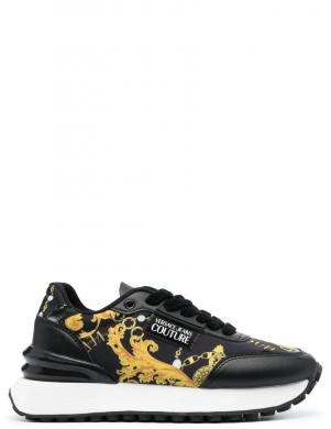 VERSACE JEANS CUTURE sieviešu melni ikdienas apavi New spike  sneakers